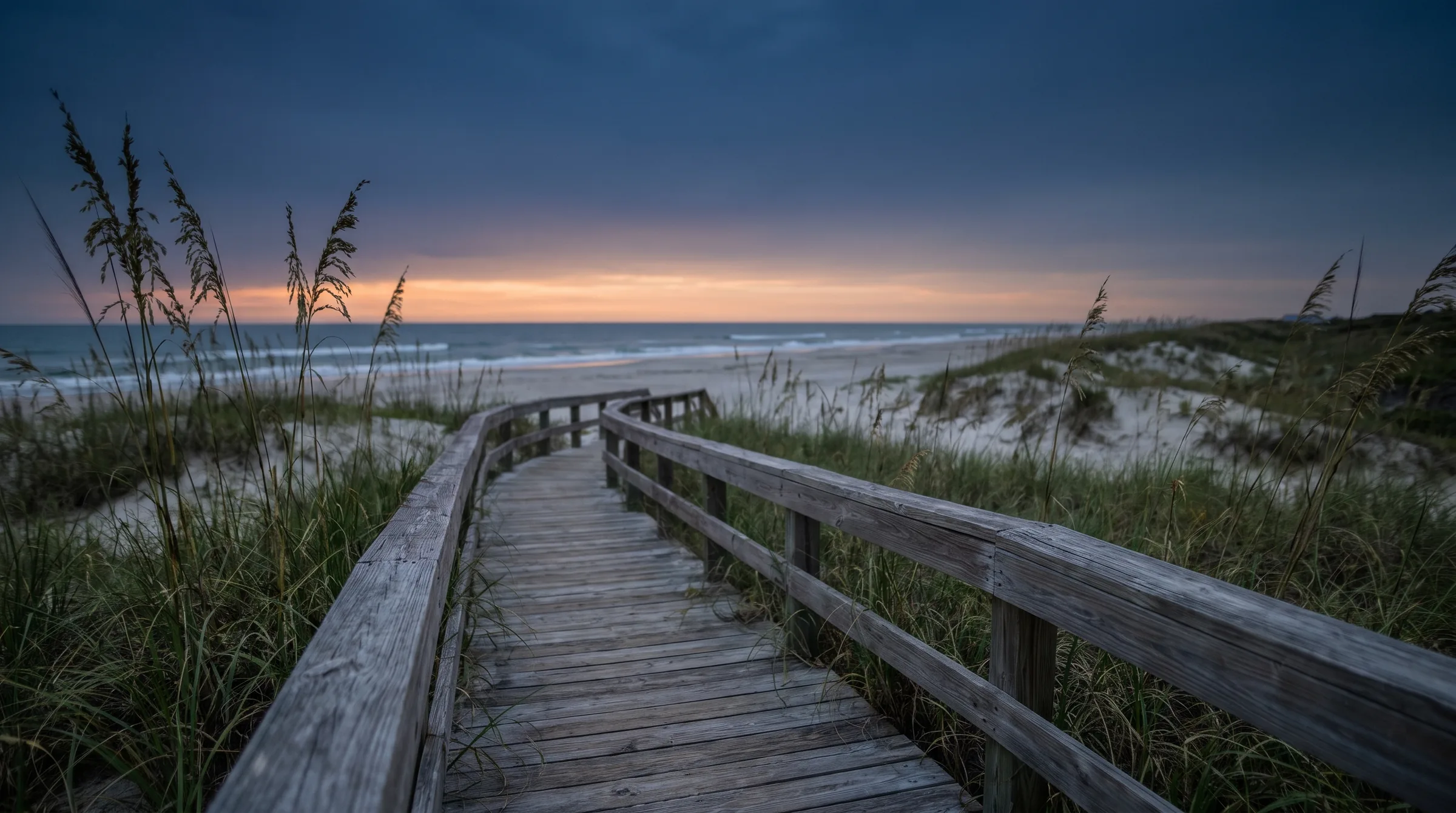 Cape Canaveral, Florida at dusk