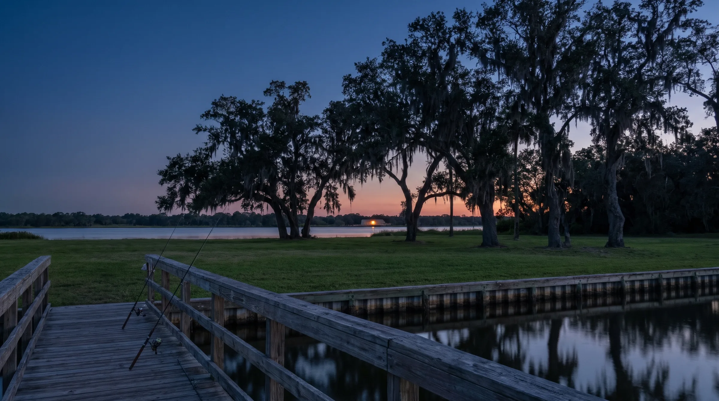 Port St. John, Florida at dusk